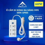 (GENUINE) MPE - 3-outlet multi-purpose 3-outlet mobile socket MPE series AM6S, 3 meter cord, Power O
