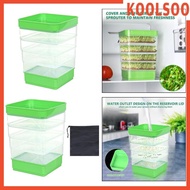 [Koolsoo] Seed Kits Multipurpose Microgreens Growing Tray Mini Plant Grow Tray for Grass Beans Broccoli Alfalfa Seeds Wheat