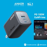 Anker 737 Charger GaNPrime 100W USB C Charger, PD 100W Wall Charger PPS Charger, for MacBook Pro/Air, Pixelbook, iPad Pro, iPhone 15 Pro Max 14 Pro Max Galaxy S23/S22, Note20, Pixel, Apple Watch