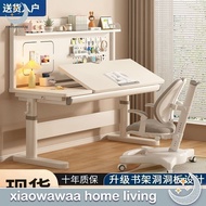 Xiao Children Study Table With Drawer Height Adjustbale Table With Bookshelf Study Standing DeskWaa2