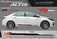sticker toyota corolla altis aksesoris toyota corolla altis