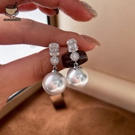 【coconut】exude suitable for all occasions. pearl-like elegant pendant and earrings