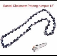 (COD) Rantai Chainsaw Mini Potong Rumput Bar 12Inch