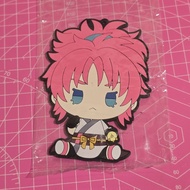 GANTUNGAN Machi Komacine minus coretan hxh hunter x hunter coaster keychain rubber strap official me