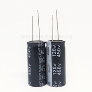 5pcs/lot 450V 120UF 450V120UF 18*30 New Straight Plug-in Aluminum Electrolytic Capacitor Size：18x30（