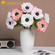 MXMUSTY Silk Anemone Flowers, Lifelike Handmade Artificial Anemone, Flower Arrangements Realistic Re