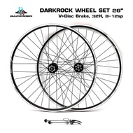 ชุดล้อจักรยานทัวร์ริ่ง 26 นิ้วดีๆ จากแบรนด์ DARKROCK V+Disc Brake 32H 8-12sp คุณภาพคุ้มค่า ทนทานแน่นอน