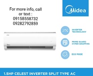 MIDEA 1.5HP Split Type Inverter Aircon