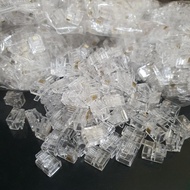 RJ11 Connector Telephone Connector/ RJ11 4-pin Connector/ - 100 pcs