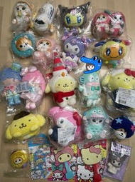 現貨清貨🔖Sanrio Hello Kitty 布甸狗 星仔星女 Kuromi 水怪 Melody / 爆炸狗 / Mofusand / tamagotchi 公仔/吊飾
