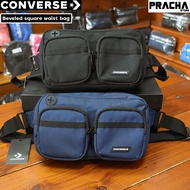 กระเป๋าคอนเวิร์ส Converse beveled square waist bag กระเป๋าคาดเอว/คาดลำตัว converse [ลิขสิทธิ์แท้ ป้ายไทย] มีใบรับประกันจากบริษัทผู้จัดจำหน่าย