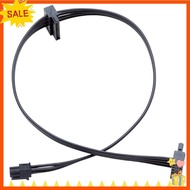 [Fast D]2Pcs Mini 4Pin to Dual 15Pin  HDD Power Cable Mini 4P to Serial SSD Dual HDD Power Cable, 45