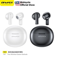 Awei T87 TWS Gaming Earbuds with Charging Case Low Latency Mini Bluetooth Earbuds Bluetooth Earphone