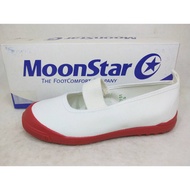 JB~Moonstar Japan Moonstar Functional Children's Shoes-Made In Indoor Shoes White Red NO.D9630