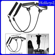 [Hellery2] 2Pcs Trampoline Resistance Bands Yoga Women Men Exercise Bands with Handles