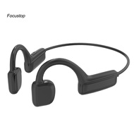 FOCUS Waterproof Bluetooth-compatible Wireless Non-in-Ear Bone Conduction Headset with Microphone