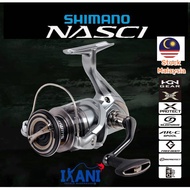 Shimano Nasci 2021 ORIGINAL 100% imported Spinning Reel memancing for Jigging Casting Durable Smooth Saltwater Anti Rust