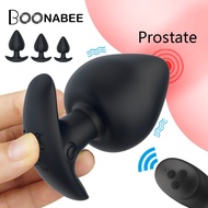 Wireless Remote Male Prostate Massager Dildo Anal Plug Vibrating Butt Plug Anal Expansion Vibrator Sex Toys for Men