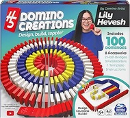 Spin Master Games 20127489 H5 Domino Creations 100-Piece Set by Lily Hevesh, Family Game for Adults 