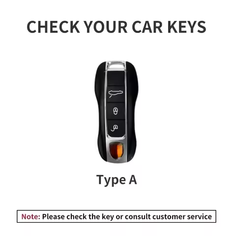 For Porsche Panamera Spyder Carrera Macan Cayman Cayenne 911 970 981 991 718 Suede Key Fob Keychain 