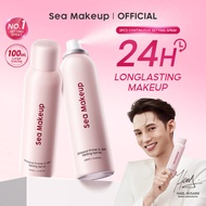 Sea Makeup 2pcs Stayput Prime & Set Setting Spray Continuous Velvet Matte Oil Control Waterproof Lon