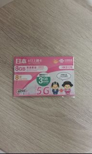 日本8日上網卡