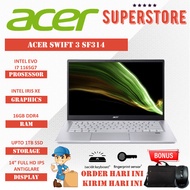 Laptop Acer Swift 3 SF314 Intel Evo i7 RAM 16GB 1TB SSD Backlight