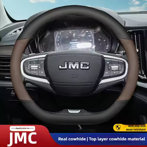 Leather Car Steering Wheel Cover for JMC Grand Avenue avenue yuhu vigus plus 2023 2024 2025 2026 Acc