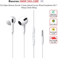 Tai nghe Baseus Encok 3.5mm lateral in-ear Wired Earphone H17
