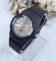 นาฬิกา Casio รุ่น MW-600F-2A MW-600F-1A MW-600F-7A นาฬิกาข้อมือผู้ชาย สายเรซิ่นสีดำ กันน้ำ 100 เมตร-