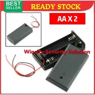 WSS 2xAA battery holder with cover and On/Off Switch