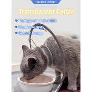 Transparent and Waterproof cat collar dog E-collar lightweight anti-licking and anti-biting cone for