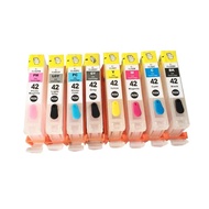 New 8PCS refillable ink Cartridge For Canon CLI-42 CLI 42 CLI42 for