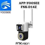 FNKvision Yoosee กล้องวงจรปิดกันน้ำ ดูกล้อง3จอในเวลาเดียวกัน มีภาพสีตอนมืด สนทนาได้สองทาง WIFI กล้อง