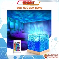 Water Wave Light, 16-Color Projection Light with Remote Control - Ocean Wave Night Light for Bedroom