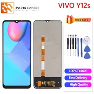 IPARTSEXPERT Original LCD For Vivo Y12s Y12A LCD Touch Screen With Frame Digitizer Assembly Replacement For Y12s V2026 V2033 V2042