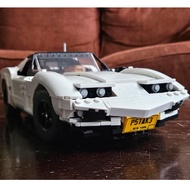 MOC Chevrolet Corvette C3 Sports Car Assembly Toy - 1:13 Scale, High Quality,