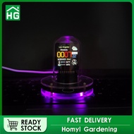 Homyl Nixie หลอดนาฬิกานาฬิกาปลุกนาฬิกาดิจิตอล RGB สำหรับเด็กผู้ใหญ่รุ่นภาษาอังกฤษ