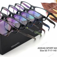Frame Kacamata pria kotak Sporty Adidas 6059 Ada pegas grade original