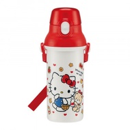 Skater Hello Kitty 曲奇餅 直飲式塑膠一鍵開啟水壺（可用洗碗機清洗）PSB5SAN