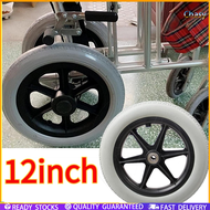 Chasy  ล้อหลังเก้าอี้รถเข็น 12 นิ้ว ล้อรถเข็นตันราคา/1ล้อ ล้อหลังรถเข็นคนพิการ12นิ้ว ล้อหลังรถเข็นคน