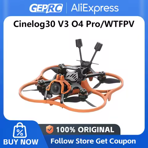 GEPRC Cinelog30 V3 FPV Quadcopter O4 Air Unit PRO /WTFPV TAKER F722 45A 32Bit AIO SPEEDX2 1404 3850K