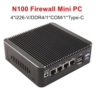 Anyrevo Intel Alder Lake N100 N6005 Soft Router pfSense Firewall 4x Intel 2.5G i226 LAN Industrial Fanless Mini PC HD2.0 OPNsense PVE ESXi