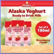 ♈ ◿ ✹ Alaska Yoghurt 180g Set of 3
