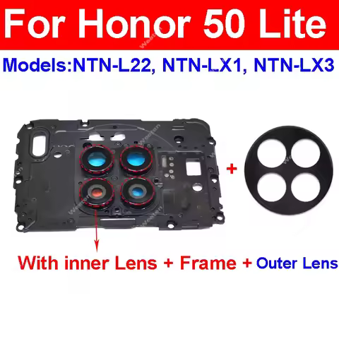 Motherboard Cover For Honor 50 Lite NTN-LX1 LX3 LX22 Small Back Mainboard Frame Shell Case Replaceme