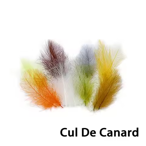 Fly Tying Duck CDC Feathers Net 0.5g Cul De Canard Duck Butt Feathers for Dry Flies Wings Fly Tying