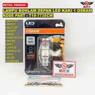 1Pcs Lampu Bohlam Depan LED T19 Kaki 1 Osram Untuk Motor Beat Pop Beat Fi Beat Esp Scoopy Spacy