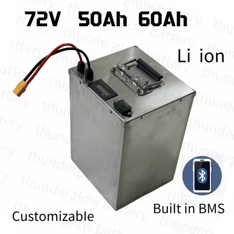 li ion 72v 50Ah 60Ah lithium ion battery with bluetooth APP BMS for 3000W 5000w scooter bike motorcy
