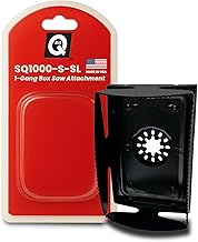 Qbit SQ1000-S-SL Stainless Steel Oscillating Drywall Blade, for 1-Gang Boxes,Universal Quick Release