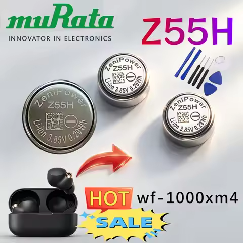 2-100PCS Z55H ZeniPower replacement LIR1254 CP1254 A3 1254 for Sony WF-1000XM4 XM4 Bluetooth Headset